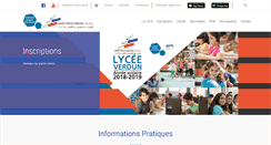Desktop Screenshot of lycee-verdun.edu.lb
